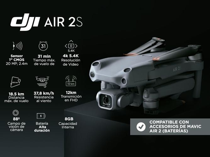 Drone DJI Mavic Air 2S Con Cámara 5.4K HDR APAS 4.0 Detección De Entorno - 1