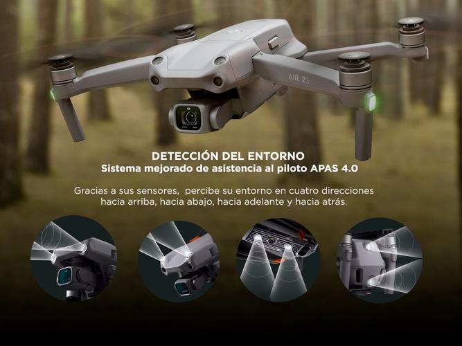 Drone DJI Mavic Air 2S Fly More Combo 3 Baterías Cámara 5.4K HDR APAS 4.0 - 4