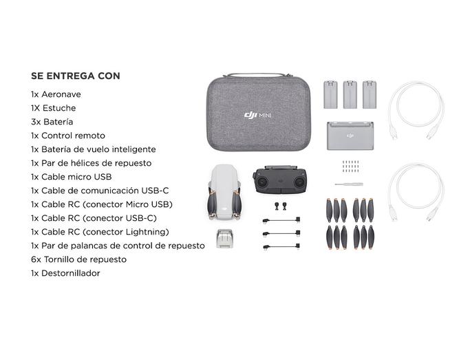 Drone DJI Mini SE Fly More Combo 3 Baterías Cámara 2.7K Ultra Liviano - 6