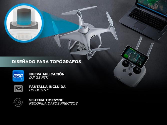 Drone DJI PHANTOM 4 RTK + 2 Baterias - 2