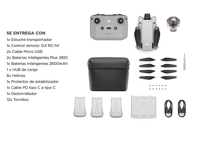 DJI Mini 3 Pro Fly More Combo Plus 3 Baterías Control Remoto Drone con Camara - 6
