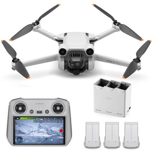DJI Mini 3 Pro Fly More Combo Plus control remoto inteligente + 3 baterias de mayor duracion Drone Con Camara - 0