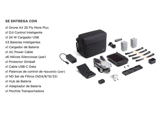  Drone con Cámara DJI Air 2S Fly More Combo con Control Inteligente Full HD 5.4k  - 6