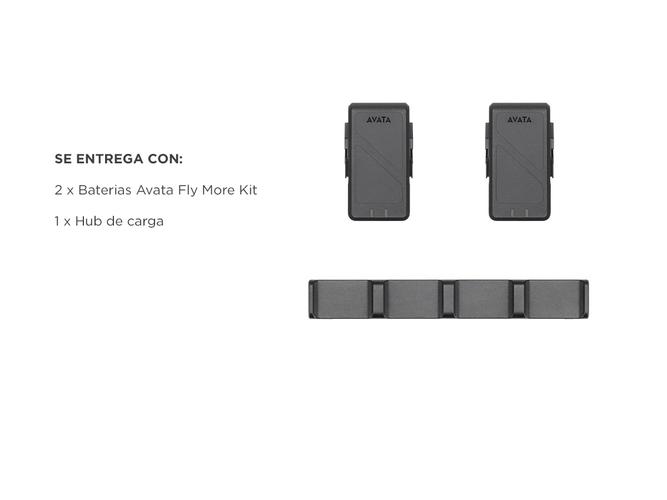 2 Batería de Vuelo Inteligente DJI Avata Fly More Kit + hub de carga - 6
