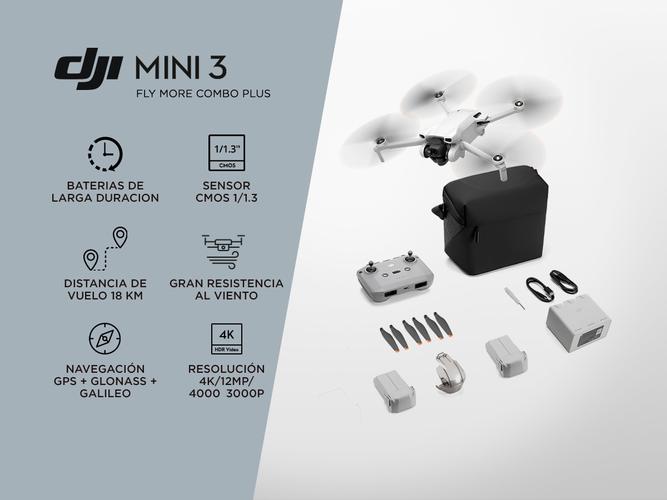 Drone con Cámara DJI Mini 3 Fly More Combo Full HD 4K - 1