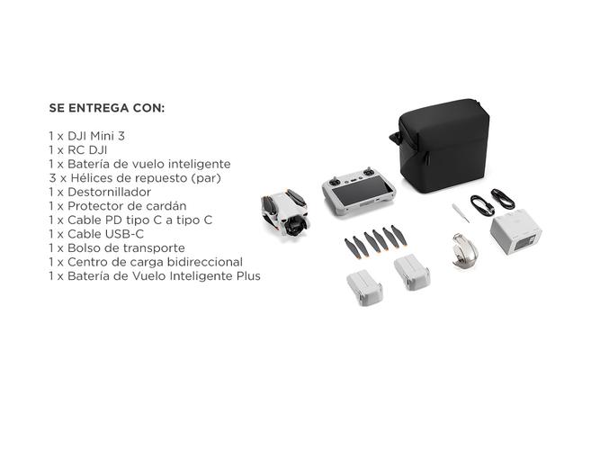 Drone con Cámara DJI Mini 3 Fly More Combo Full HD 4K Control Remoto Inteligente  - 6