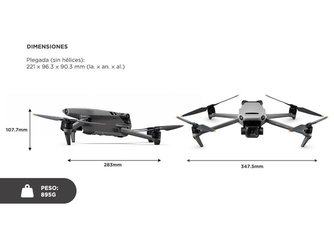 Drone DJI Mavic 3 Classic Fly More Combo Con RC  - 5
