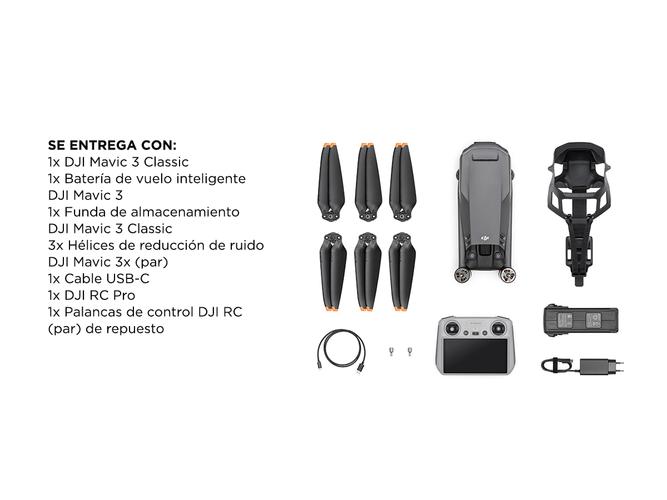 Drone DJI Mavic 3 Classic Fly More Combo Con RC  - 6