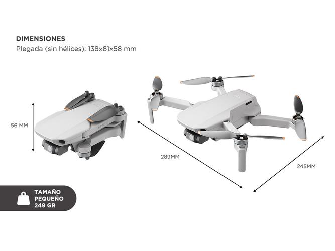 Drone DJI Mini 2 SE Fly More Combo Cámara HD Vuelo Extendido - 5