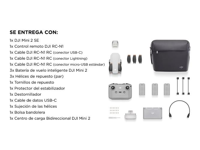 Drone DJI Mini 2 SE Fly More Combo Cámara HD Vuelo Extendido - 6