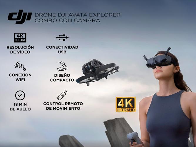 Drone DJI Avata Explorer Combo Con Cámara  - 1