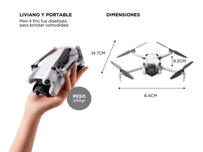 Drone DJI Mini 4 Pro Fly More Combo Plus  Control Remoto RC 2 Usado - 5