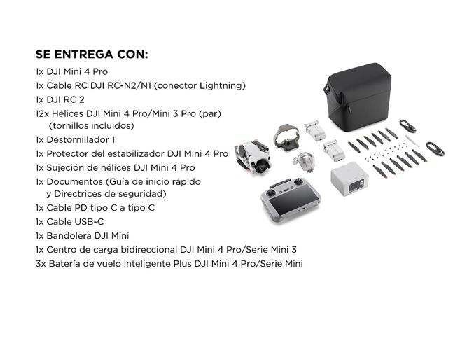 Drone DJI Mini 4 Pro Fly More Combo Plus  Control Remoto RC 2 - 6