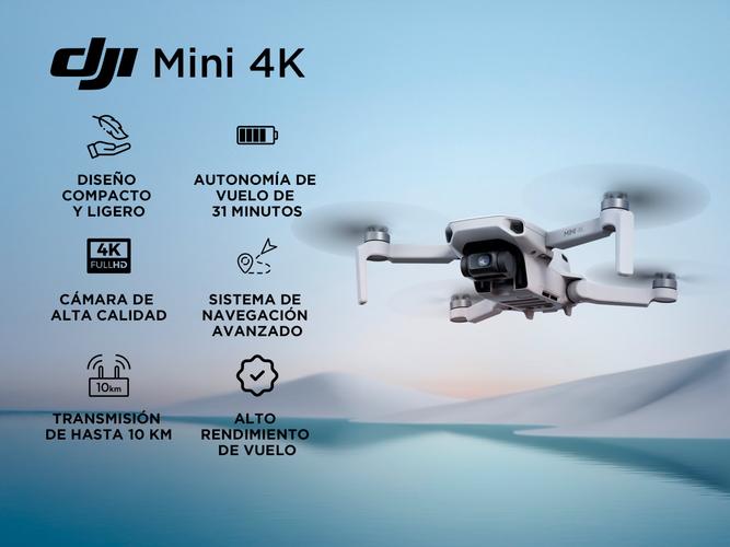 Drone DJI Mini 4K Con Cámara 12MP  - 1