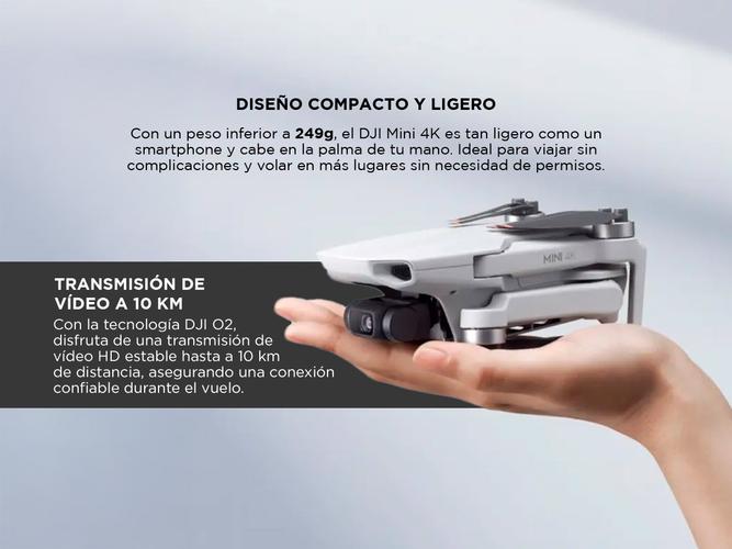 Drone DJI Mini 4K Con Cámara 12MP  - 3