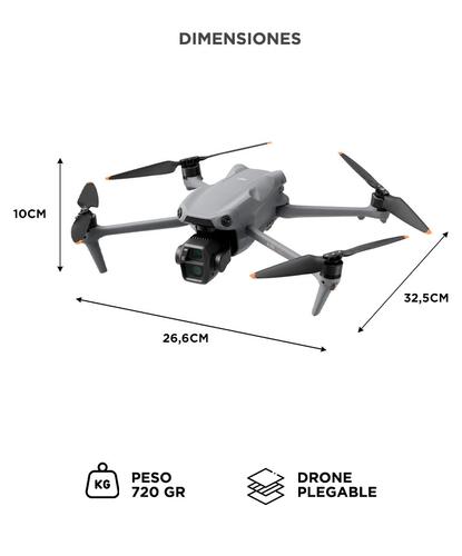Dron DJI Air 3S Combo Vuela Más Control Remoto DJI RC-N3 - 5