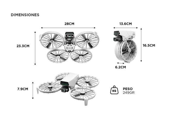 Drone DJI Flip GL Diseño Compacto Y Ligero - 5