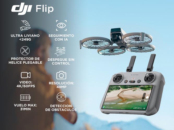 Drone DJI Flip Plegable Control Remoto RC 2 - 1