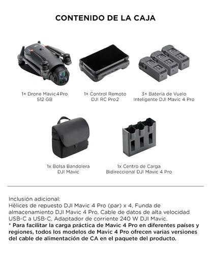 DroneDJI Mavic 4 Pro Combo Para Creadores (Control Remoto DJI RC Pro 2) - 6