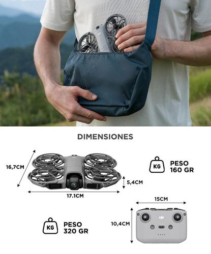 Drone DJI Neo 2  Control Remoto RC-N3 Combo Vuela Más 3 Baterías - 5