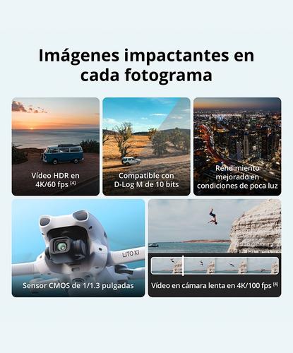 Drone DJI Lito X1 Fly More Combo (Control Remoto DJI RC-N3), Cámara 4K, Detección De Obstáculos, ActiveTrack, Sensor De 1/1.3 Pulgadas, 3 Baterías - 3