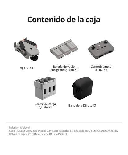Drone DJI Lito X1 Fly More Combo (Control Remoto DJI RC-N3), Cámara 4K, Detección De Obstáculos, ActiveTrack, Sensor De 1/1.3 Pulgadas, 3 Baterías - 6