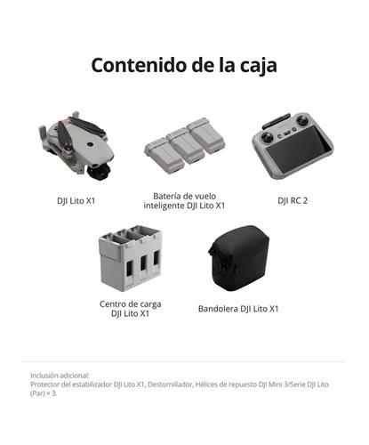 Drone DJI Lito X1 Fly More Combo (Control Remoto DJI RC 2), Cámara 4K, Detección De Obstáculos, ActiveTrack, Sensor De 1/1.3 Pulgadas, 3 Baterías - 6
