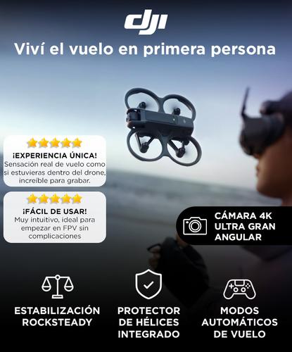 DJI Avata 2 (Solo el dron),  FPV con cámara 4K, Vuelo Inmersivo, Protector de Hélices Integrado, Sencillo Flip/Roll, Campo de Visión Superamplio de 155° - 1