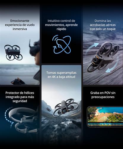 DJI Avata 2 (Solo el dron),  FPV con cámara 4K, Vuelo Inmersivo, Protector de Hélices Integrado, Sencillo Flip/Roll, Campo de Visión Superamplio de 155° - 4