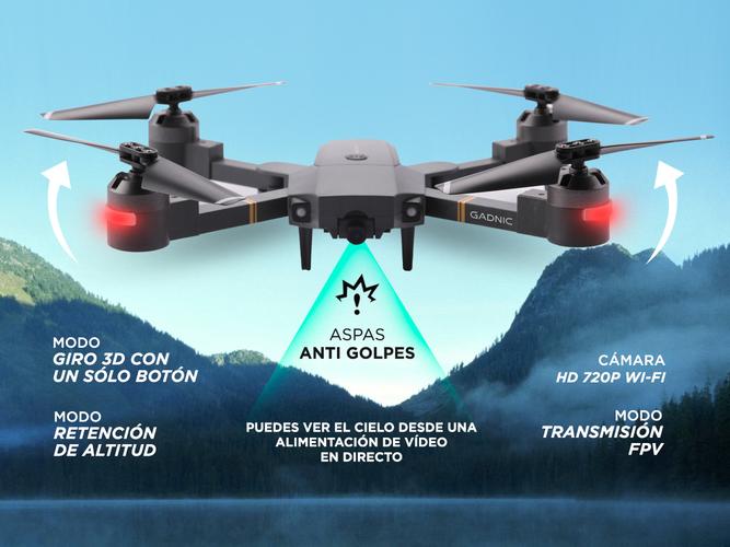 Drone Gadnic XP1 Con Camara Hd 720p Para Adultos Y Niños Usado - 4