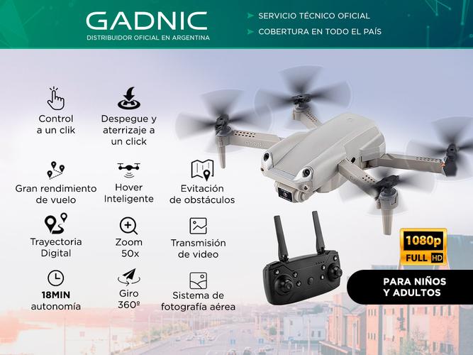  Drone DRG7022 con Cámara Full HD FPV doble cámara de Evitación de Obstáculos 2 baterías  - 1