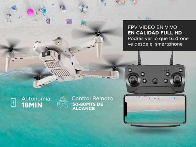  Drone DRG7022 con Cámara Full HD FPV doble cámara de Evitación de Obstáculos 2 baterías  - 2