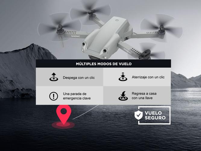  Drone DRG7022 con Cámara Full HD FPV doble cámara de Evitación de Obstáculos 2 baterías  - 4