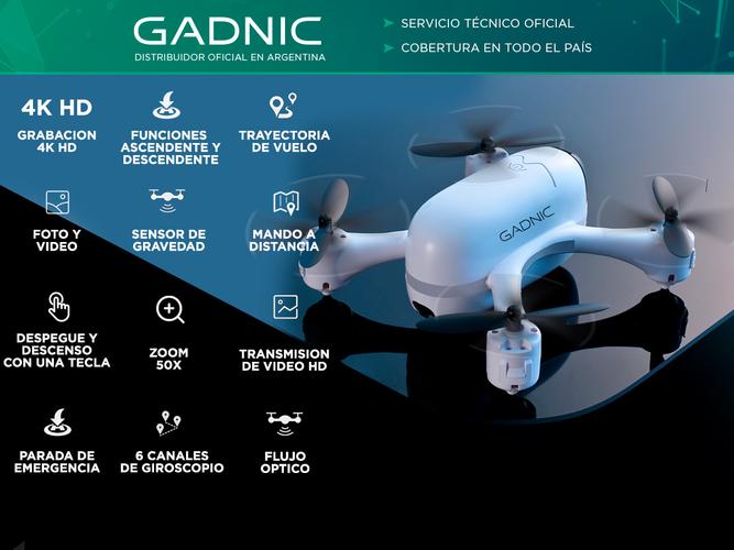 Drone Gadnic Full HD 4k Posicionamiento de Flujo Óptico  Usado - 1