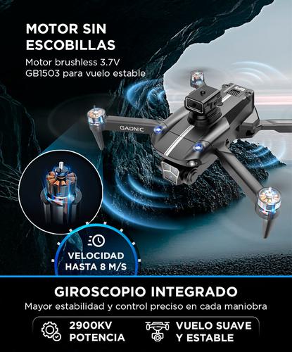 Drone GADNIC Aeroview 4K Pantalla 45 GPS Control Remoto Cámara Dual   - 2