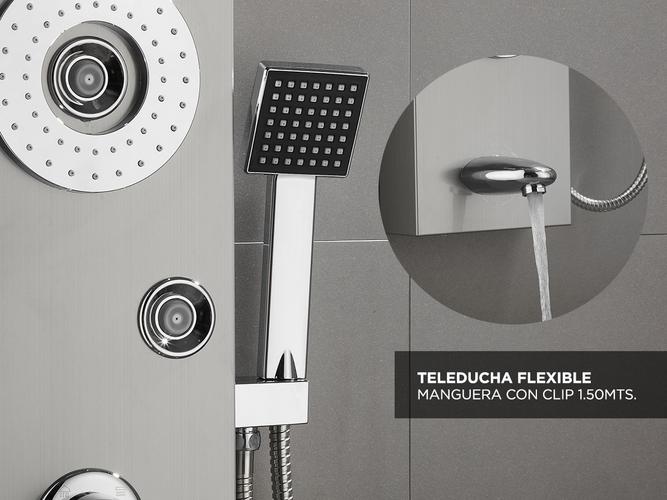 Ducha Escocesa  Gadnic 8 Jets Hidromasaje Duchador con Termometro - 4