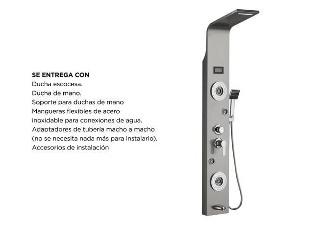 Ducha Escocesa  Gadnic 8 Jets Hidromasaje Duchador con Termometro - 6