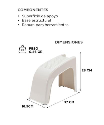 Reposapies Pedicuría Care by Gadnic Apoya Pies Antideslizante - 5