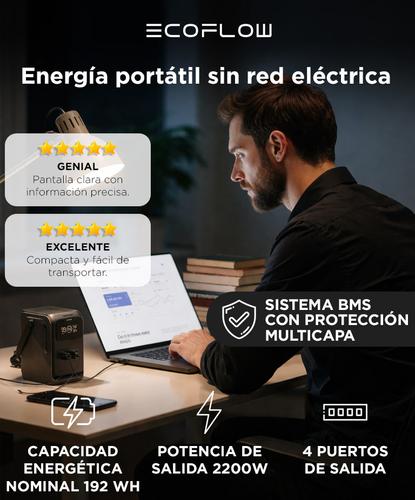 Estación de Energía EcoFlow Trail 200 Batería 192 Wh Potencia 220W Portátil - 1