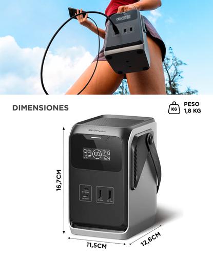 Powerbank Bateria Generador Ecoflow Trail 200 220w 198Wh Portatil - 5