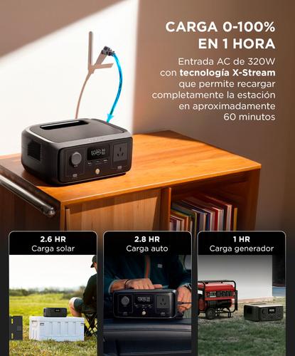 Estación de Energía Ecoflow River 3 UPS Batería Generador Solar 12V Auto  - 2