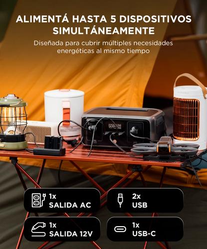 Estación de Energía Ecoflow River 3 Batería Generador Solar 12V Auto  - 4