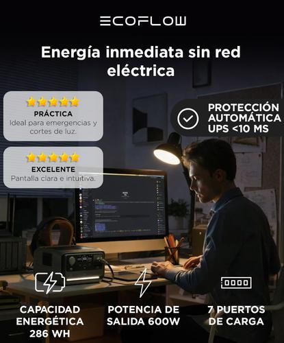 Estación de Energía EcoFlow River 3 Plus UPS Batería Generador Solar Carga Auto  - 1