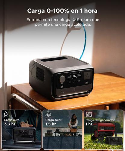 Estación de Energía EcoFlow River 3 Plus UPS Batería Generador Solar Carga Auto  - 2