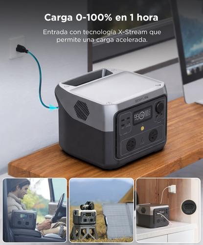 Estación de Energía EcoFlow River 2 Max Batería 512 Wh Potencia 500W Hasta 1000W - 2