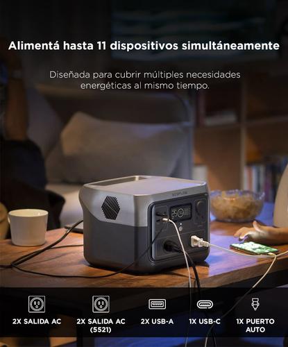 Estación de Energía EcoFlow River 2 Max Batería 512 Wh Potencia 500W Hasta 1000W - 4