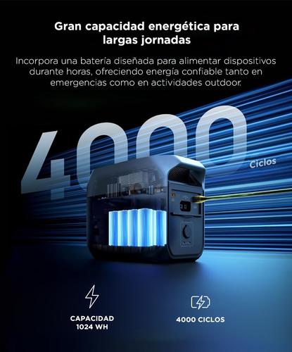 Estación de Energía EcoFlow Delta 3 Batería 1024 Wh Potencia 1800W X-Boost 3600W - 3