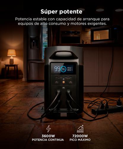 Estación de Energía Solar EcoFlow DELTA Pro 3600Wh Potencia 3600W - 2
