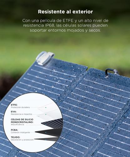  Panel Solar Portátil EcoFlow de 110W Alta Eficiencia Del 23% - 3