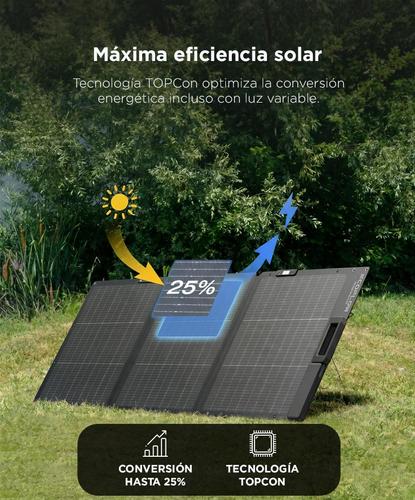 Panel Solar Portátil EcoFlow de 160W Eficiencia de Conversión Hasta 25% - 2